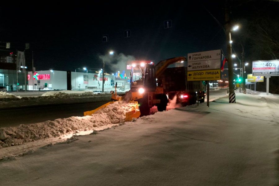 08.12 10:00 С улиц Ульяновска вывезли ещё 199 самосвалов снега