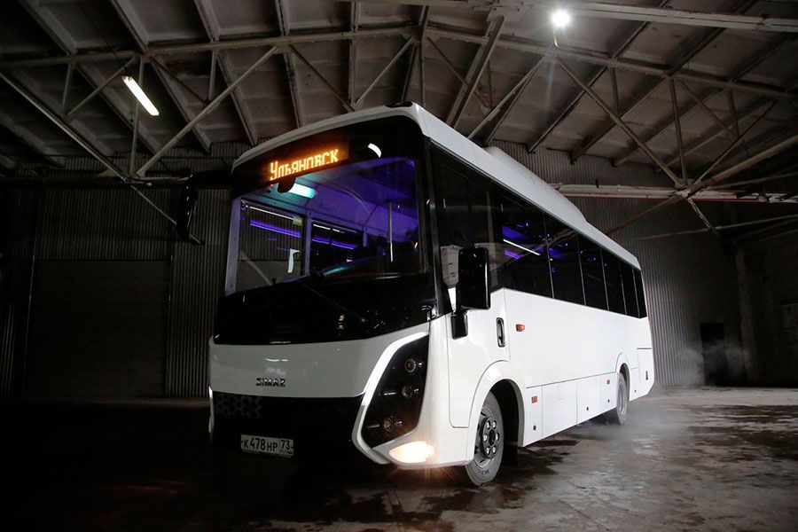 14.12 14:00 В Ульяновской области презентовали новую модель автобуса СИМАЗ