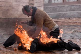 Шок! Житель Сурского района сжег себя в знак протеста