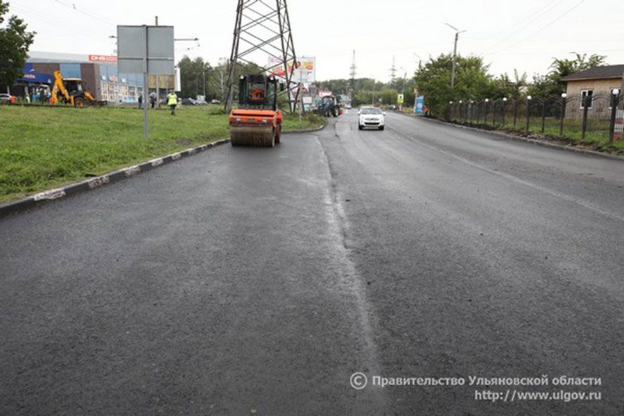 18.08 16:00 Ульяновская область входит в пятерку лидеров Приволжского федерального округа по темпу ремонта автодорог
