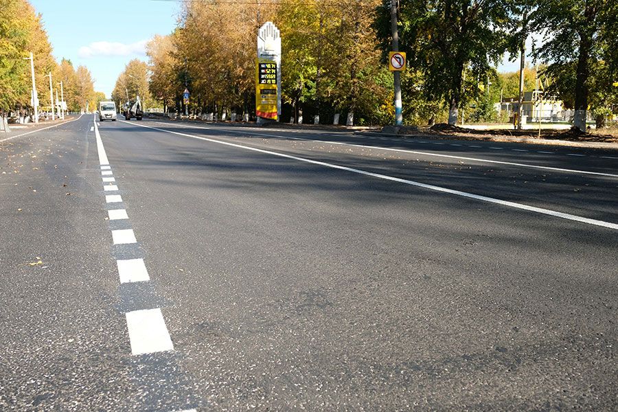 09.10 08:00 В Ульяновске по нацпроекту «Безопасные качественные дороги» обновлены участки девяти из 13 улиц