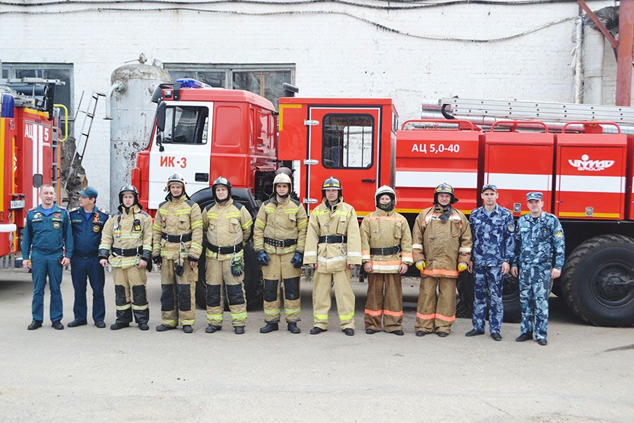 27.04 12:00 В исправительной колонии № 3 г. Димитровграда проведено пожарно-тактическое учение
