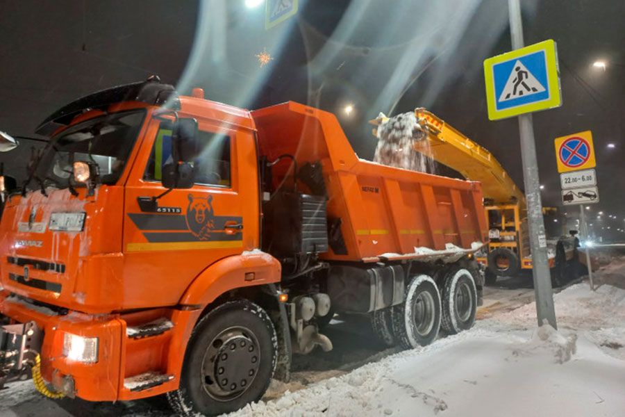 20.02 11:00 Более 130 тысяч кубических метров снега вывезено с автомобильных дорог местного значения в Ульяновской области