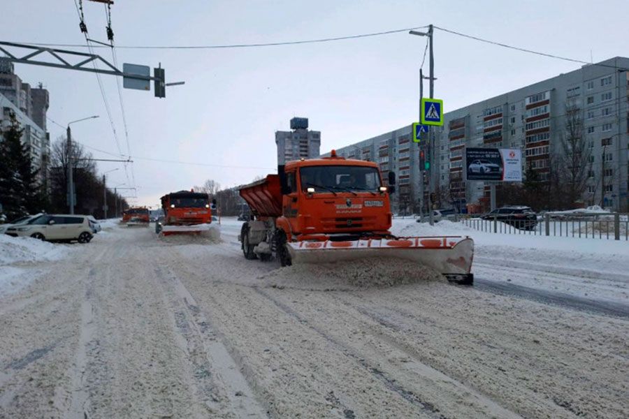 18.01 12:00 Основные улицы Ульяновска очищены после снегопадов