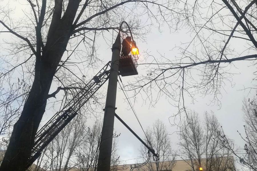 22.03 10:00 С 14 по 18 марта в Ульяновске восстановлено освещение на 63 улицах