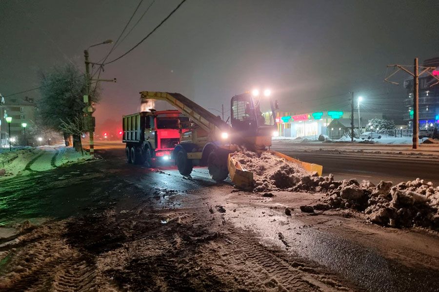 30.11 17:00 С улиц Ульяновска вывезли 64 самосвала снега