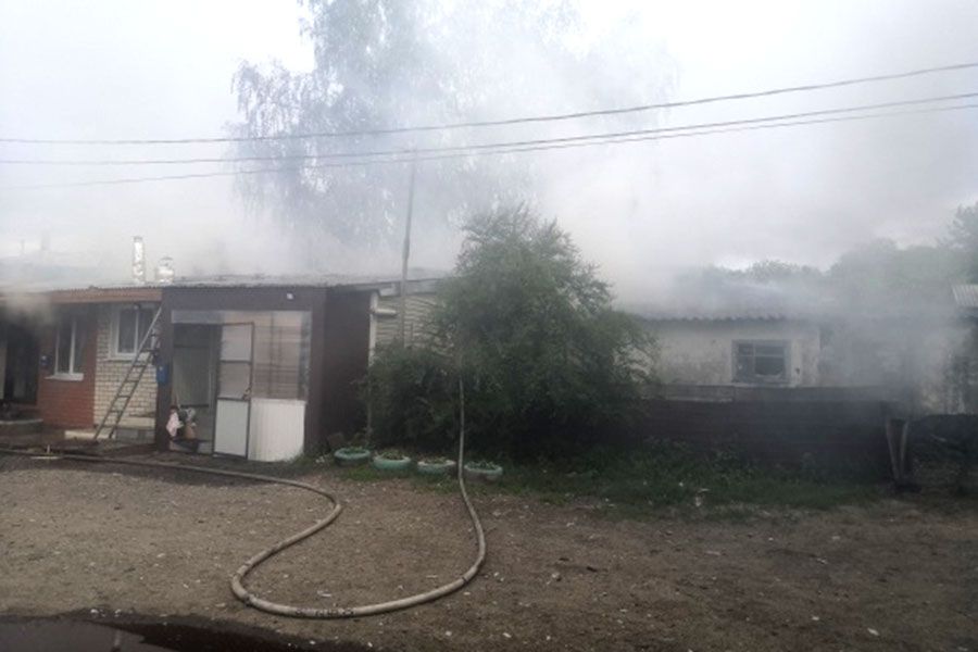 10.06 10:00 Пожар на ул.Центральная в Железнодорожном районе, есть пострадавшие