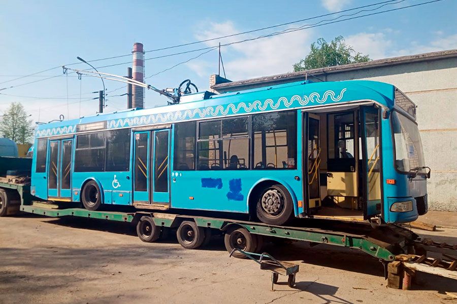 14.05 11:00 В Ульяновск доставлено два троллейбуса из Москвы