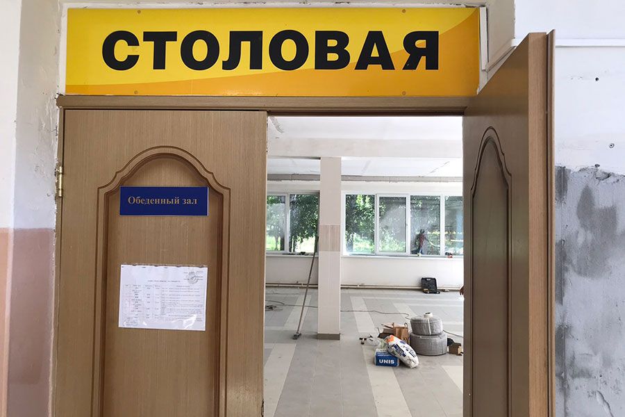 03.08 08:00 В девяти школах Ульяновска продолжается ремонт пищеблоков
