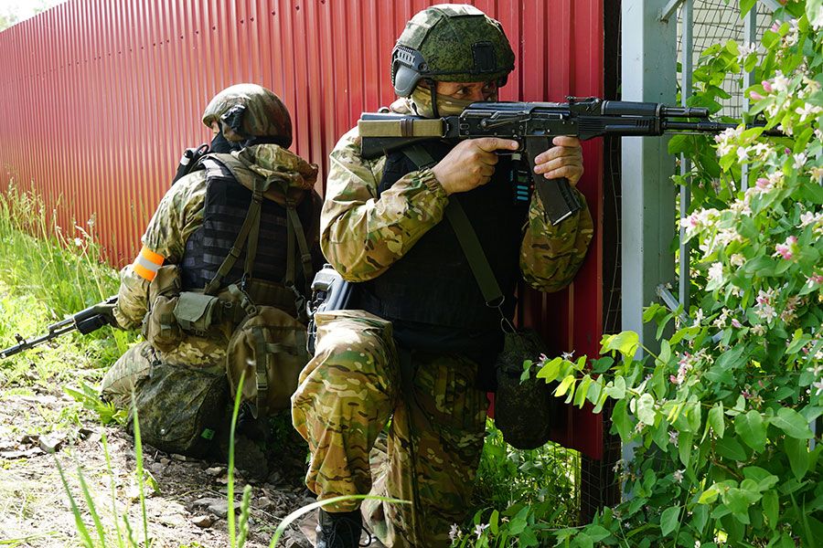 Ульяновские силовики провели тактико-специальное учение по противодействию терроризму