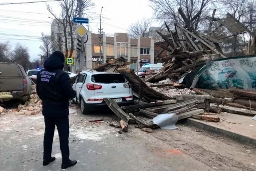 Обрушение дома в центре Саратова. Возбуждено уголовное дело
