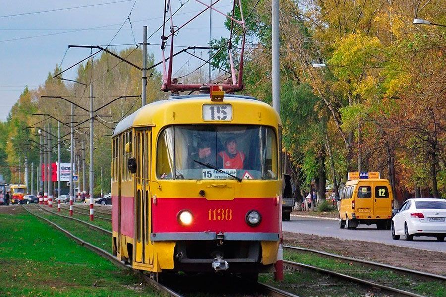 29.04 12:00 Ульяновский трамвай №15 изменит маршрут на время ремонта путей