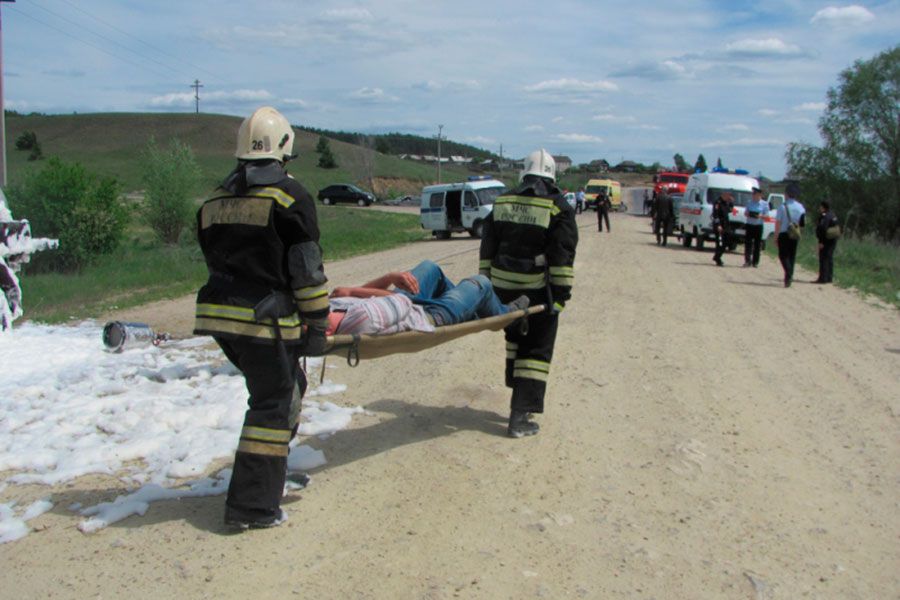 13.06 14:00 В Николаевском районе прошли командно-штабные учения МЧС