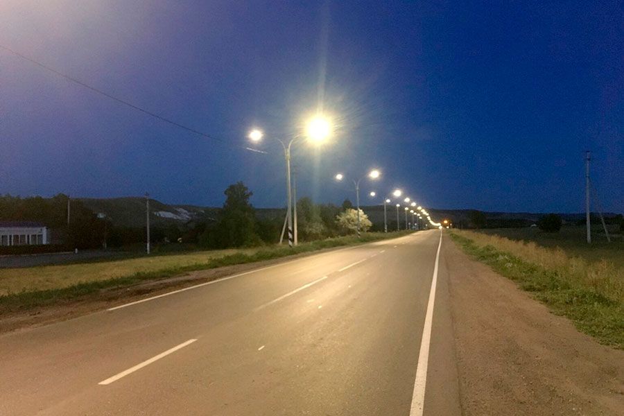 23.10 17:00 На десяти транзитных участках в населённых пунктах Ульяновской области устроено освещение по нацпроекту «Безопасные качественные дороги»