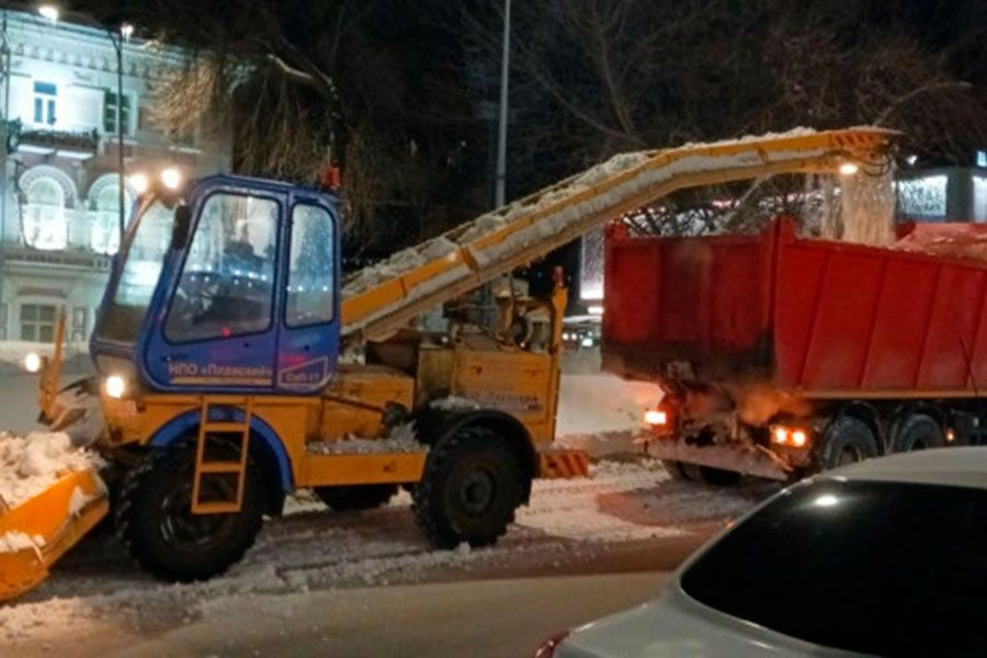 16.02 12:00 В ночь на 16 февраля с улиц Ульяновска вывезено 116 самосвалов снега