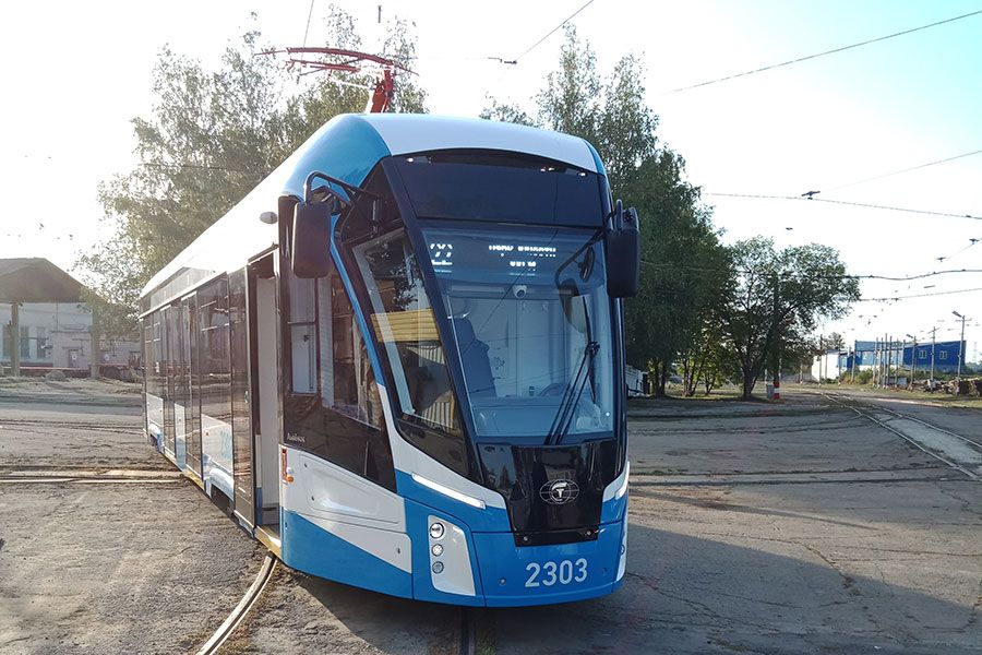 08.09 17:00 В Ульяновске пять новых трамваев вышли на маршрут №22