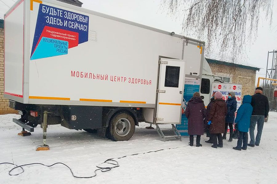 22.11 09:00 Жители Ульяновской области проходят обследование в мобильном Центре здоровья