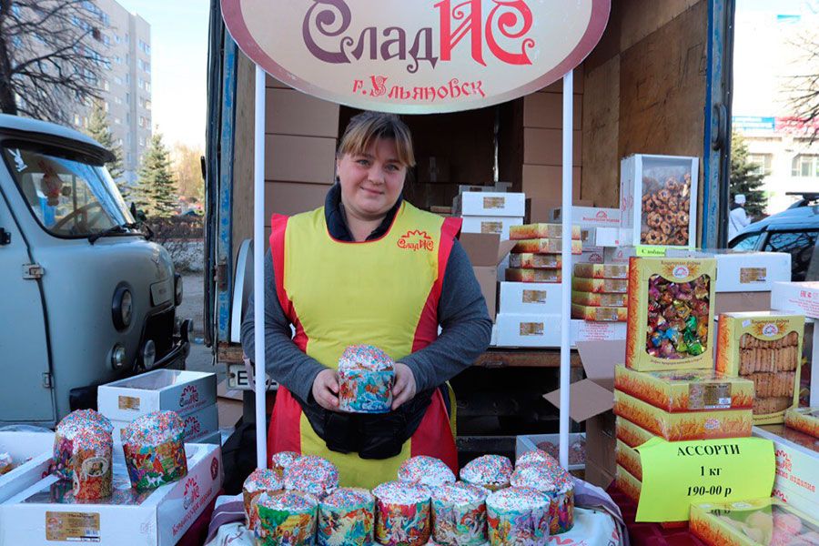29.04 13:00 В Ульяновске на предпасхальной ярмарке было реализовано продукции почти на 12 миллионов рублей