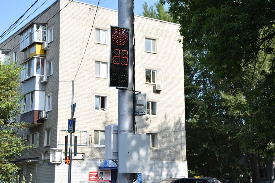 01.09 08:00 В начале сентября светофоры Ульяновска переведут на особый режим работы