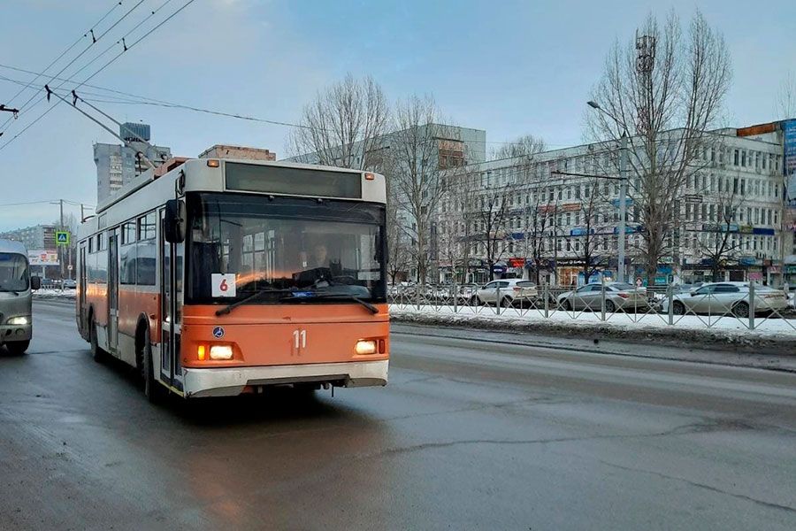 17.03 11:00 В выходные дни в Ульяновске изменится схема движения троллейбусов