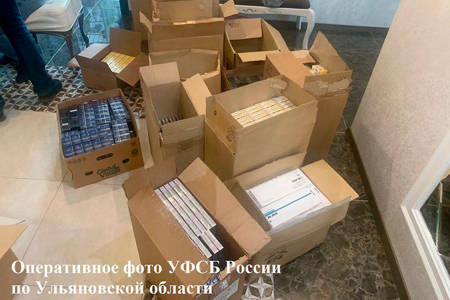 В Ульяновске задержана крупная партия контрафактных табачных изделий
