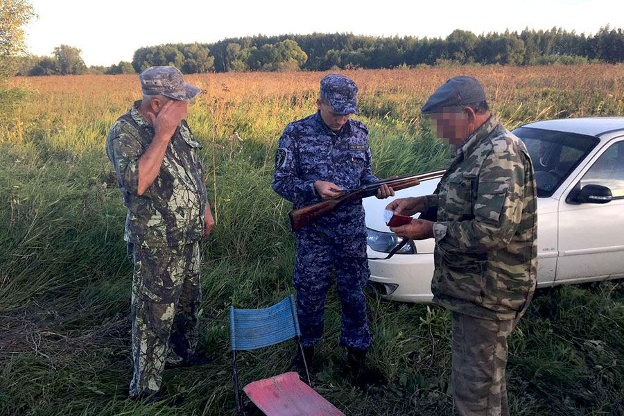 23.08 13:00 В Ульяновской области сотрудники Росгвардии провели рейд в охотничьих угодьях