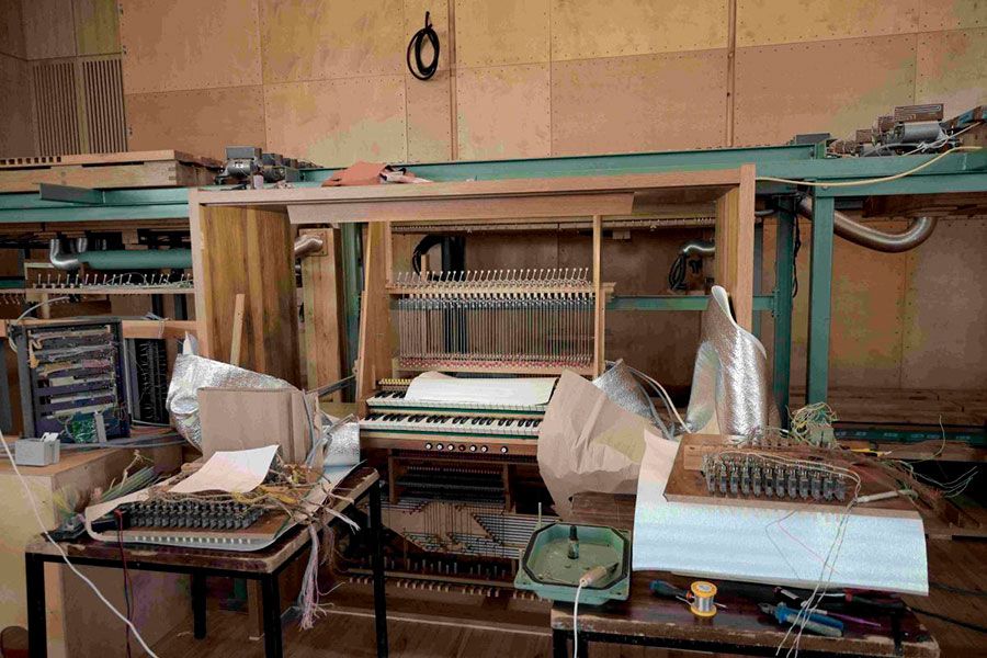 30.06 15:00 Российские мастера ведут сборку и ремонт концертного органа в Ленинском мемориале