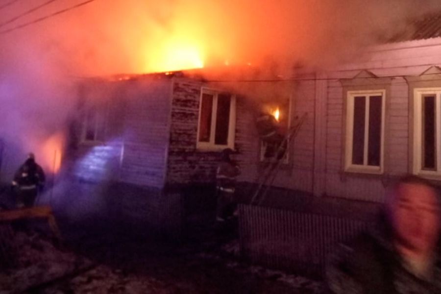 12.12 12:00 На улице Льва Толстого сгорел жилой дом