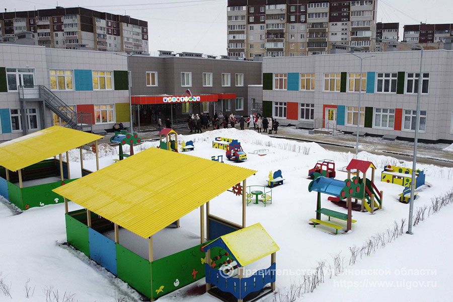 01.03 10:00 По нацпроекту «Демография» в Ульяновской области построено семь детских садов