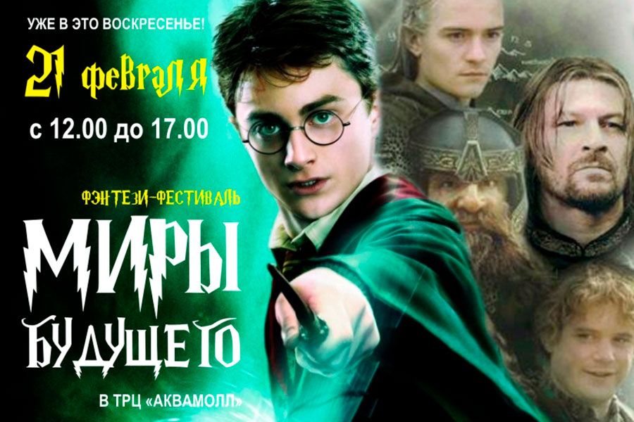 19.02 15:00 Гарри Поттер, Властелин Колец и другие: ульяновцев приглашают на фэнтези-фестиваль