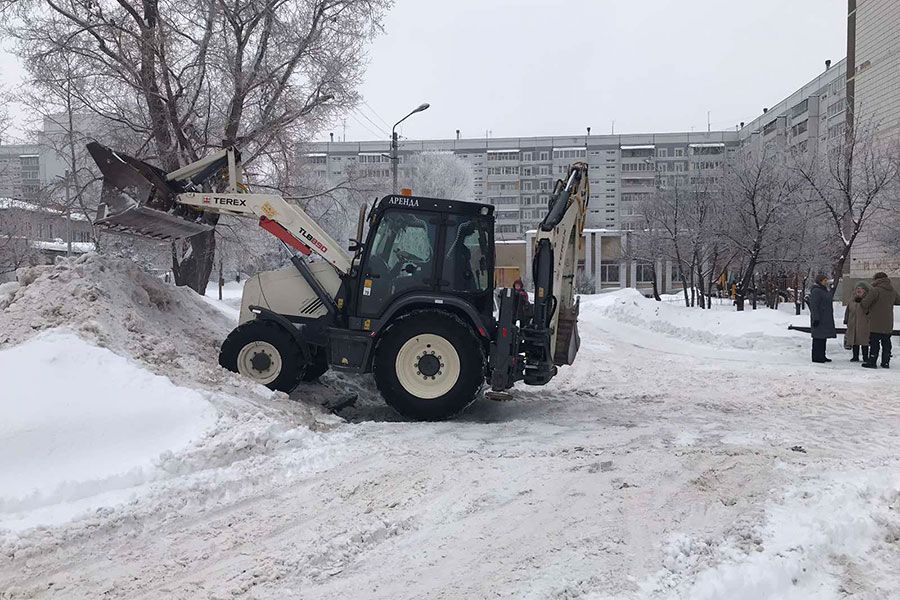 03.02 16:00 В Ульяновске проверяют качество очистки дворов от снега