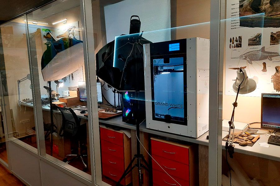 21.09 14:00 Ульяновский палеонтологический музей оснащен новой «3D лабораторией за стеклом»