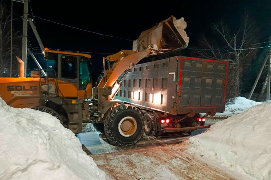 26.02 12:00 За минувшие выходные с улиц Ульяновска вывезено 737 самосвалов снега