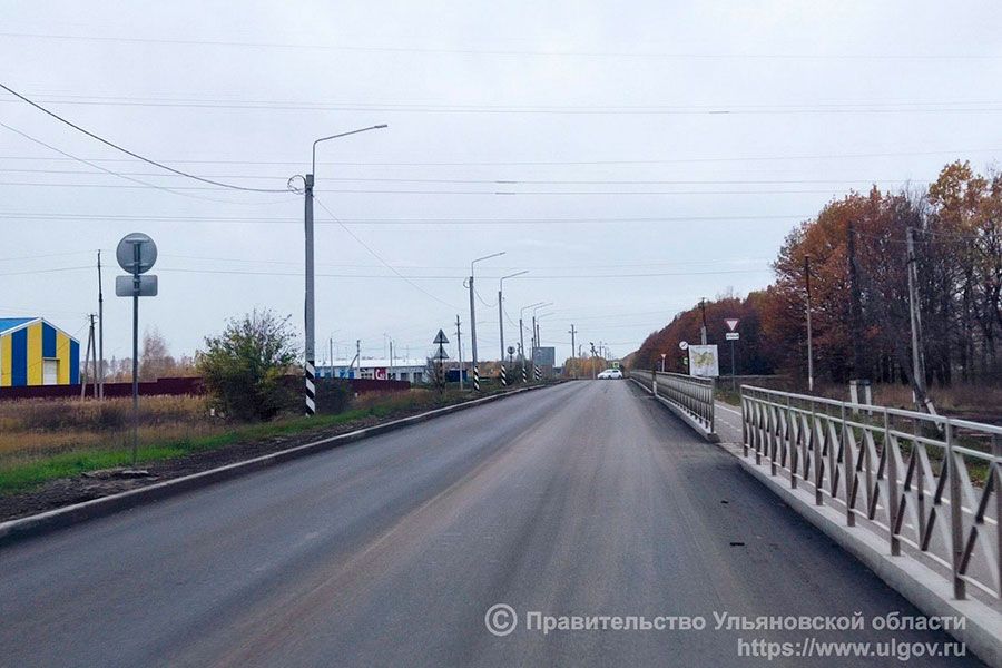 21.12 15:00 В Сурском районе Ульяновской области открыли движение по отремонтированному участку транзитной дороги